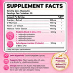 Flora Vaginal Probiotics For Women UTI infections - Intimate discomfort - Vaginal Odor - Vaginal Flora- vaginal health - With Prebiotics Lactobacillus Cranberry Neem & Hibiscus Extracts 60 Capsules