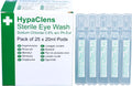 HypaClens Saline Eye Wash Pods, (Pack of 25) | Emergency Sterile Eye Irrigation