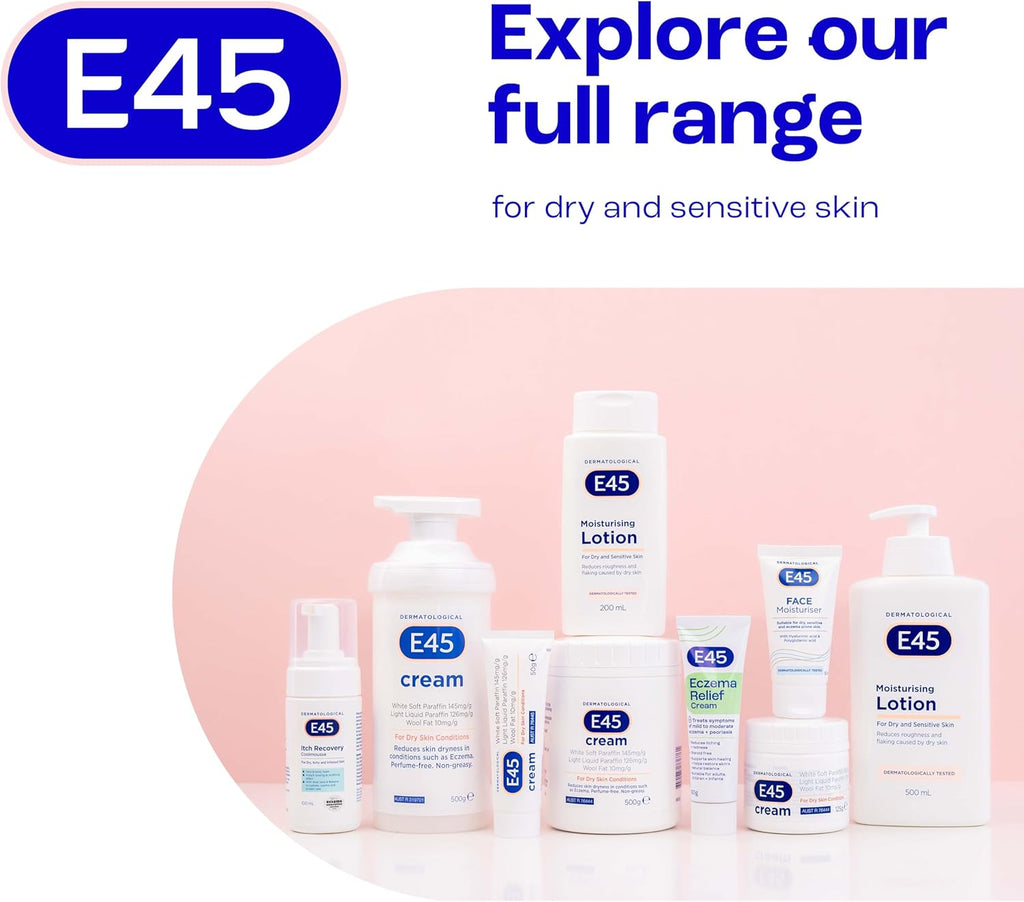 E45 - Eczema Relief Cream | Steroid Free Cream For Mild to Moderate Eczema and Psoriasis | 60g