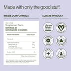 Hilma Prebiotic Fiber Gummies, 60 Count Citrus Flavor