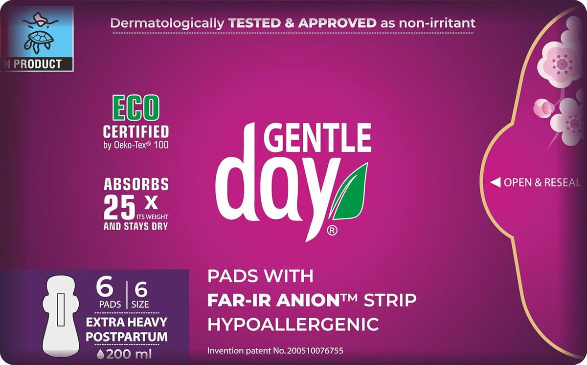FAR-IR - 6 Sanitary Pads Organic 6 pieces 360 mm