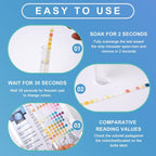 50 Pieces 16 in 1 Drinking Water Test Strips, 50 Tests for Water Quality Drinking Water Tester and 1 Test Tubes Quick Analysis PH Heavy Metals Nitrate Chlorine for Aquarium Tap