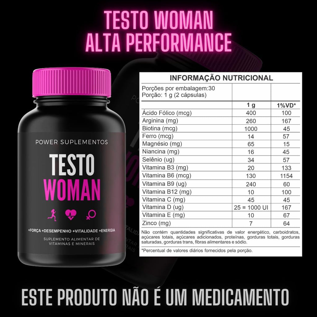 Testo Dietary Supplements 30 capsules 600mg