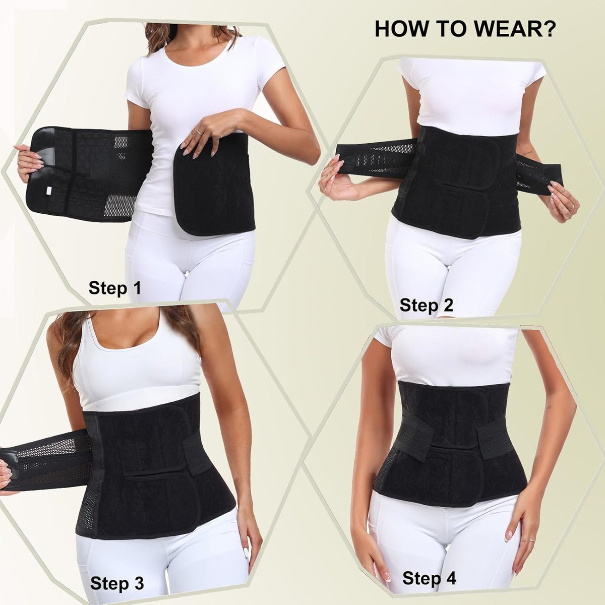 MAMODY Postpartum Belly Band Belly Wrap Abdominal Binder Post Surgery