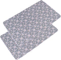 2 PCS Incontinence Pads, Waterproof Bed Pad, Incontinence Pads Women, Floral Design Bed Pads, Reusable Washable Waterproof Protection for Adults, Elderly and Hospital Use, 70 X 90 Cm