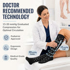 Copper Compression Socks for Women & Men (6 pairs) - Best Support for Nurses, Running, Hiking, Recovery
