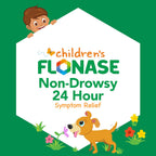 Flonase Children’s Allergy Relief Nasal Spray, 72 Sprays | Fluticasone Propionate Nasal Spray, Multi-Symptom Relief, 24-Hour Non-Drowsy Allergy Relief, Full Prescription Strength