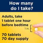 Nature Made Melatonin 10mg Maximum Strength for Sleep Support, 70 Tablets