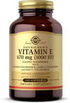 Solgar Vitamin E 670 mg (1000 IU), 100 Mixed Soft Gels - Non GMO | Suitable for Vegetarians, Gluten Free