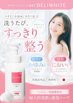 DELIWHITE Cleansers and Soap Fragrance-Free Moisturizing 400mL