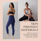 Ingrid & Isabel | Basics Postpartum Compression Leggings | Postpartum Leggings for Tummy Control & Support