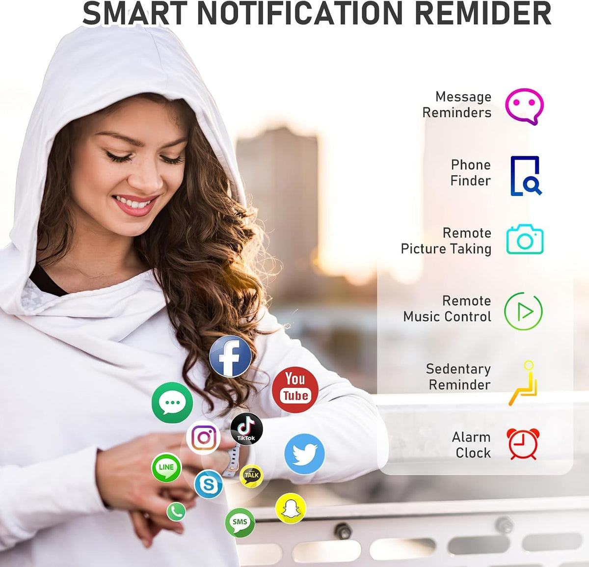Fitness Tracker with 24/7Heart Rate, Blood Pressure, Sleep Tracking,Calorie