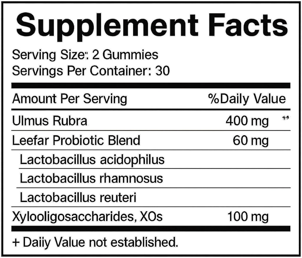 Women’s Probiotic + Slippery Elm Gummies – Pineapple Flavor | Supports Intimate Balance, pH & Healthy Flora | 60 Gummies