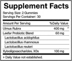 Women’s Probiotic + Slippery Elm Gummies – Pineapple Flavor | Supports Intimate Balance, pH & Healthy Flora | 60 Gummies