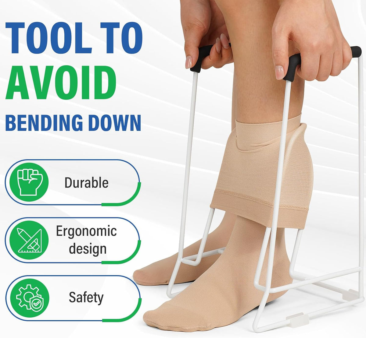 Compression Sock Aid Device, Stocking Donner Medium Calf (