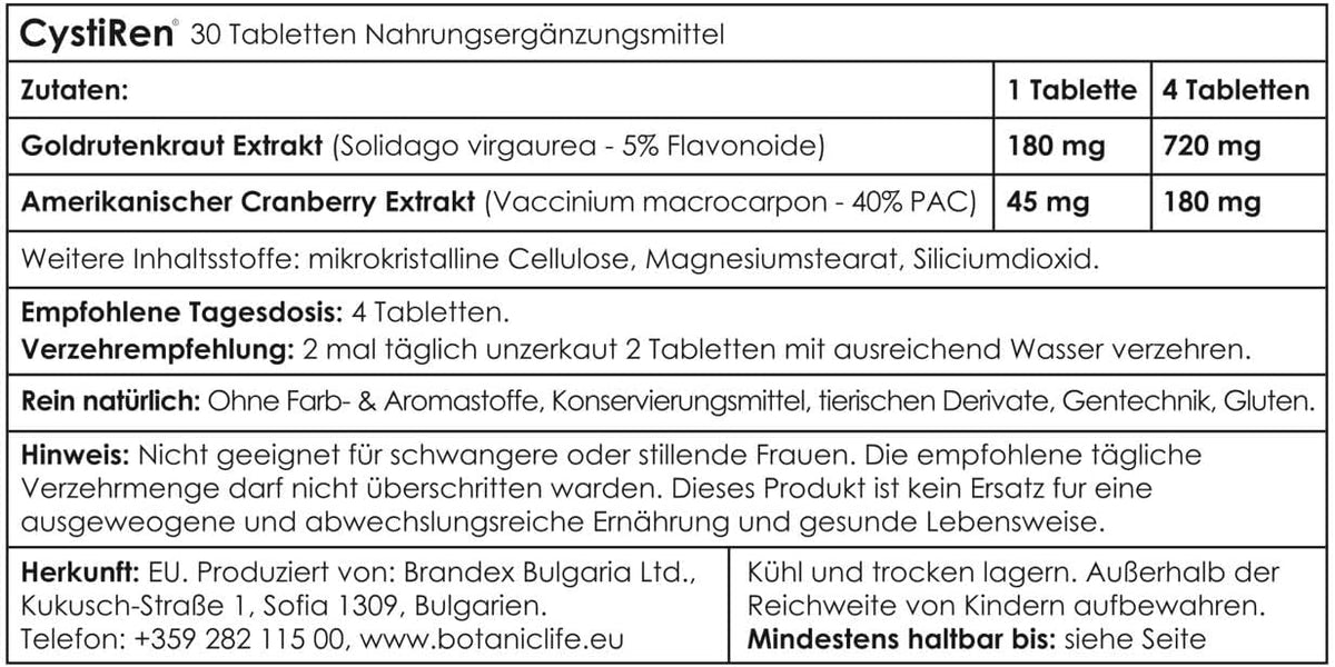 CystiRen Dietary Supplements