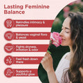 Women's probiotics - improve vaginal dryness, balance pH, healthy aging - 60 count
