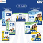 CIR Premium Underpads, Large (90x60cm) I 10 hrs Absorption Protection I 10 Units I Waterproof I Protects Surfaces from Incontinence I Super Soft Polymer x Pack of 1