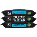DUDE Wipes Unscented Adult Flushable Wet Wipes, Sensitive Skin, 144 Count | 99% water, extra large flushable butt wipes. Fragrance free, hypoallergenic, vitamin E and aloe. Septic safe. 3 packs of 48.