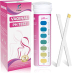 75-Count Vaginal pH Test Strips – At-Home Feminine Wellness Kit for Monitoring Balance, Yeast Infection & BV, Providing Accurate Results for Women