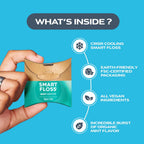 DrTung's Smart Floss, Mint Natural Expanding Dental Floss - Pack of 2 | Gentle on Tooth & Gums, Expands & Glides, PTFE & PFAS Free, Certified Organic Mint Essential Oils