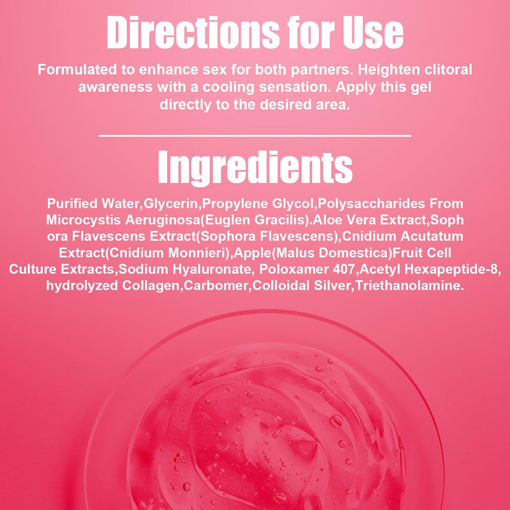 Intimate Moisturizing Gel for Women, Vulva Tightening Cream, Feminine Care, Vaginal Moisturizer and Dryness Relief, 0.35 Oz