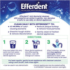 efferdent Denture Cleaner Tablets, Minty Fresh & Clean, 44 Count | Retainer Cleaner, Use Daily To Clean Dental Appliances, Full Plate Dentures, Aligners & Mouth Guards