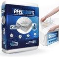 Peelaways Incontinence Bed Sheets & Waterproof Mattress Protector – 5-Layer Disposable Fitted Sheets for Elderly, Caregivers & Bedwetting | Soft, Breathable, Leak-Proof | Twin XL 80"x39"x9"