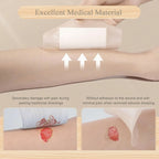 Bed Sore Patch, 10x10cm Silicone Gel Foam Dressing for Wound Care, Advanced Bed Sore Dressing for Long-Term Bedridden Patients, Surgical Pads for Dressing Wounds