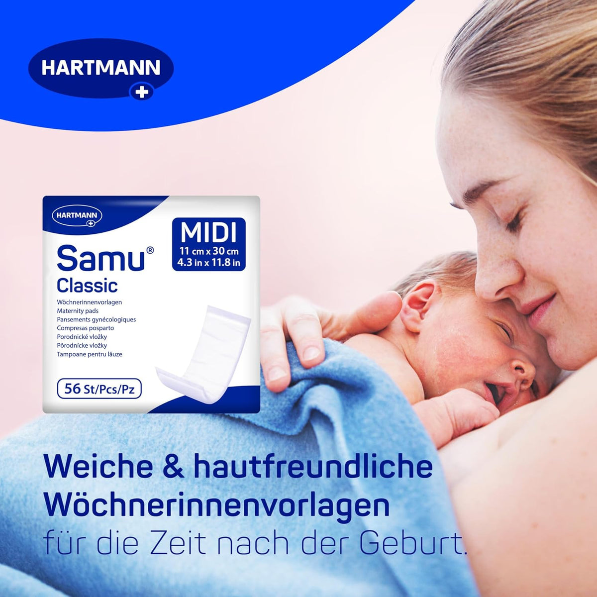 Hartmann Maternity Pads Postpartum 56 pieces