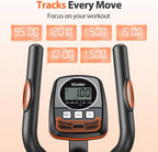Niceday Elliptical Exercise Machine, Elliptical Machine for Home, Magnetic Elliptical Trainer with 15.5IN-20IN Stride, 16 Resistance Levels, 400LBS Loading Capacity, Support Kinomap APP