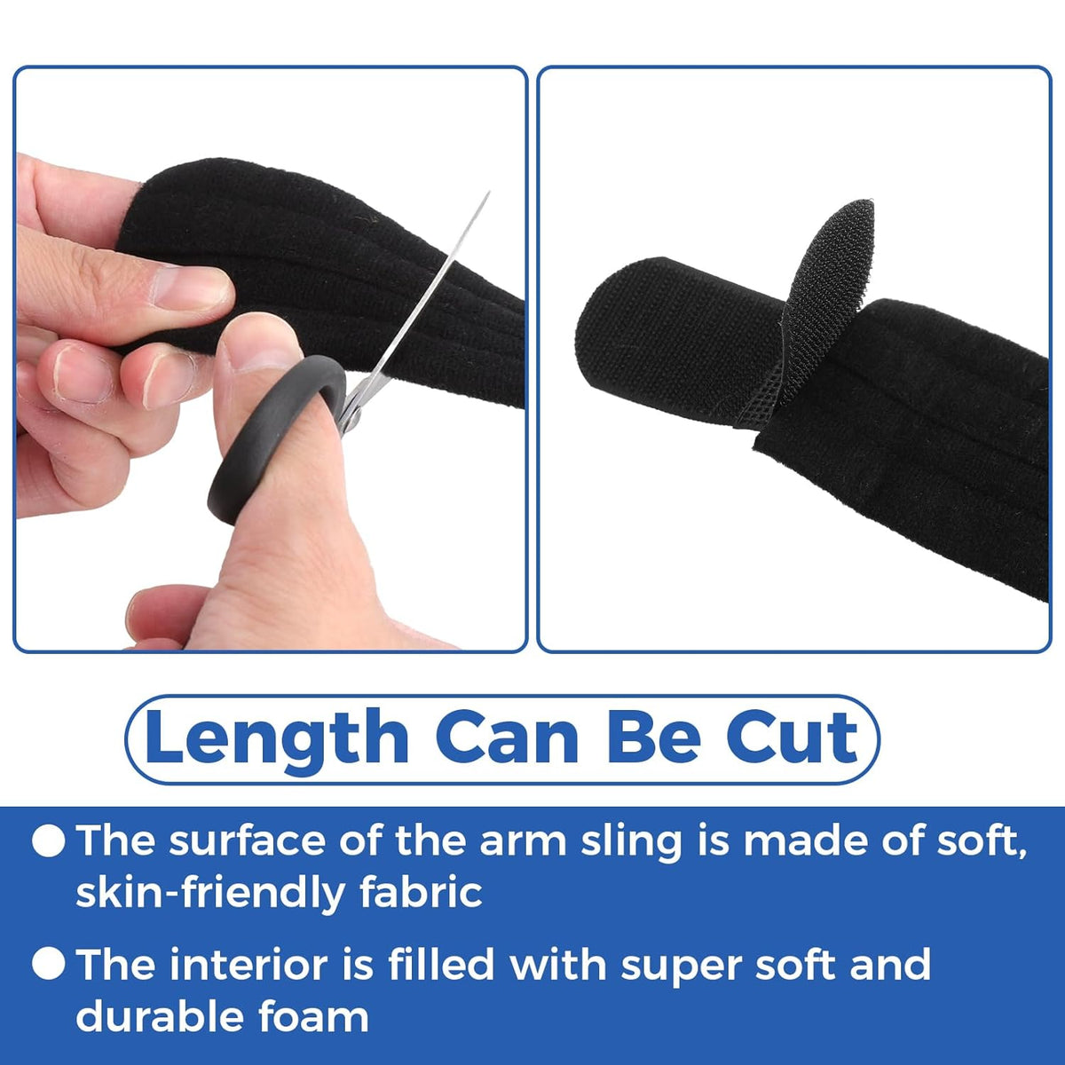 Adjustable Arm Sling - Comfortable Support for Shoulder and Arm Recovery, Lightweight and Easy to Use, Great for Fractures and Injuries