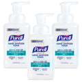 Purell Advanced Hand Sanitizer 2in1 Moisturizing Foam, Naturally Fragranced with Essential Oils, 10 oz Pump Bottle (Pack of 3), 3002-06-EC