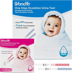 Wondfo Ovulation and Pregnancy Test Strips Kit – 50 Ovulation Test Strips + 20 Pregnancy Test Strips, Early Detection hCG & LH Urine Tests