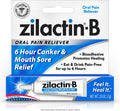 Zilactin B Fast Acting Canker Sore Treatment Gel 0.25 Oz, Pack of 1 | Long Lasting Relief & Protection of Canker Sores, Mouth Sores & Gum Irritations, Up to 6 Hours of Protection, Made in USA