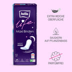 bella Sanitary Pads Overnight Breathable 10 pieces