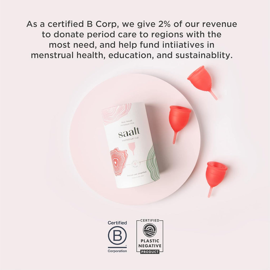Saalt Menstrual Cups and Discs Reusable Silicone