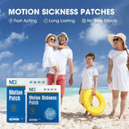 MQ 84ct Motion Sickness Patches Non Drowsy, Sea Sickness Patches for Cruise Travel Essentials, Waterproof Patch Behind Ear for Car Airplane Altitude Sickness, Long Last 72H