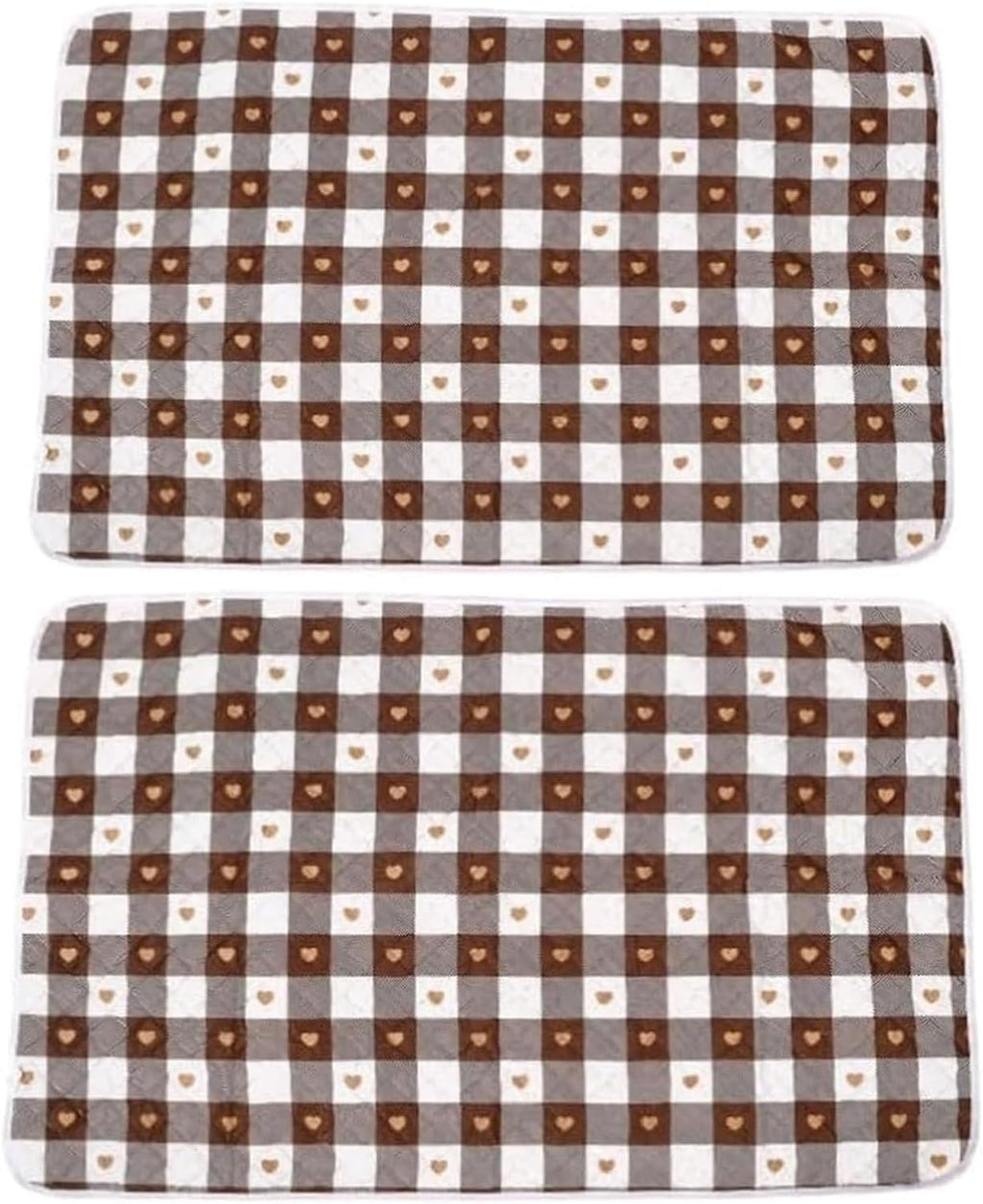 2 PCS Waterproof Bed Pad, Incontinence Pads for Adults, Elderly, Kids and Pets, Reusable Washable Underpad Protector for Bed, Sofa, Car Seat and Hospital Use, 70 x 90 cm