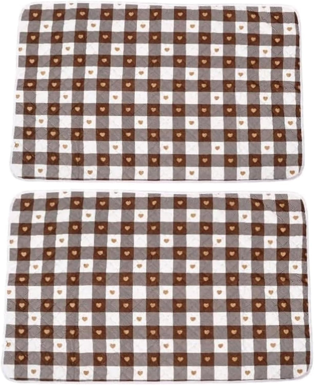 2 PCS Waterproof Bed Pad, Incontinence Pads for Adults, Elderly, Kids and Pets, Reusable Washable Underpad Protector for Bed, Sofa, Car Seat and Hospital Use, 70 x 90 cm