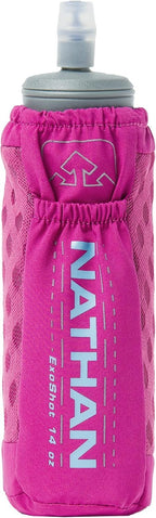 Nathan ExoDraw & ExoShot 2.0 Flask, Handheld Water Bottle for Marathons, Hiking, Ultra Running and Outdoor Activity