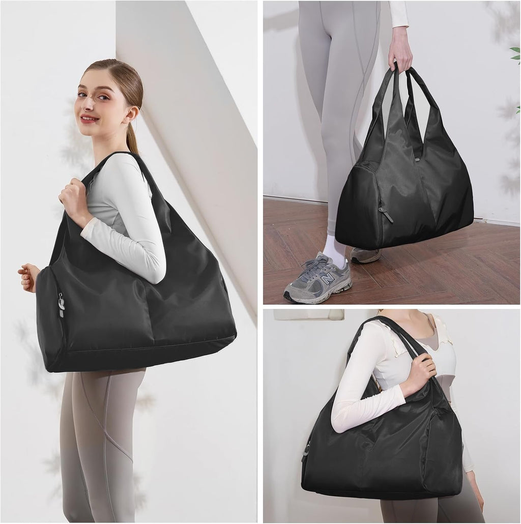 Forestfish Gym Bag For Women With Shoes Compartment & Wet Dry