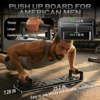 JLoibao Push Up Board, Portable Pushup Board for Men, Foldable Push Up Bar