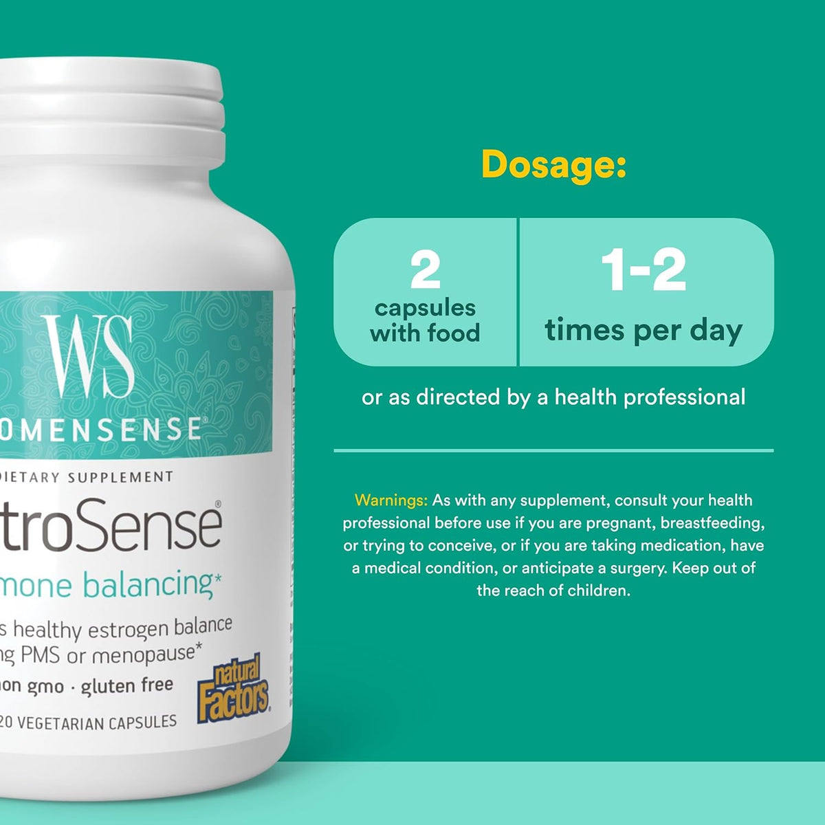 Natural Factors Dietary Supplements 120 capsules