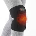 Knee Massager, Cordless Knee Heating Pad for Knee Pain Relief, Heated Knee Brace with Heat and Vibration Massage 30 Minutes Auto-off, Gifts for Seniors Women Men(Single)