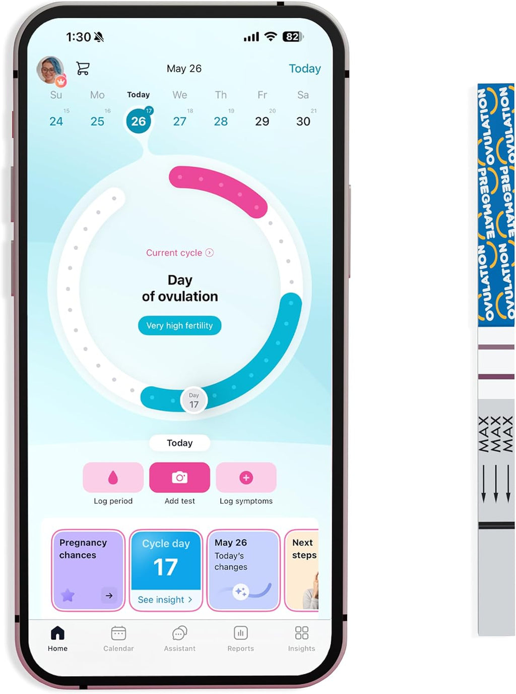Pregmate 50 Ovulation Test Strips Predictor Kit (50 Count)