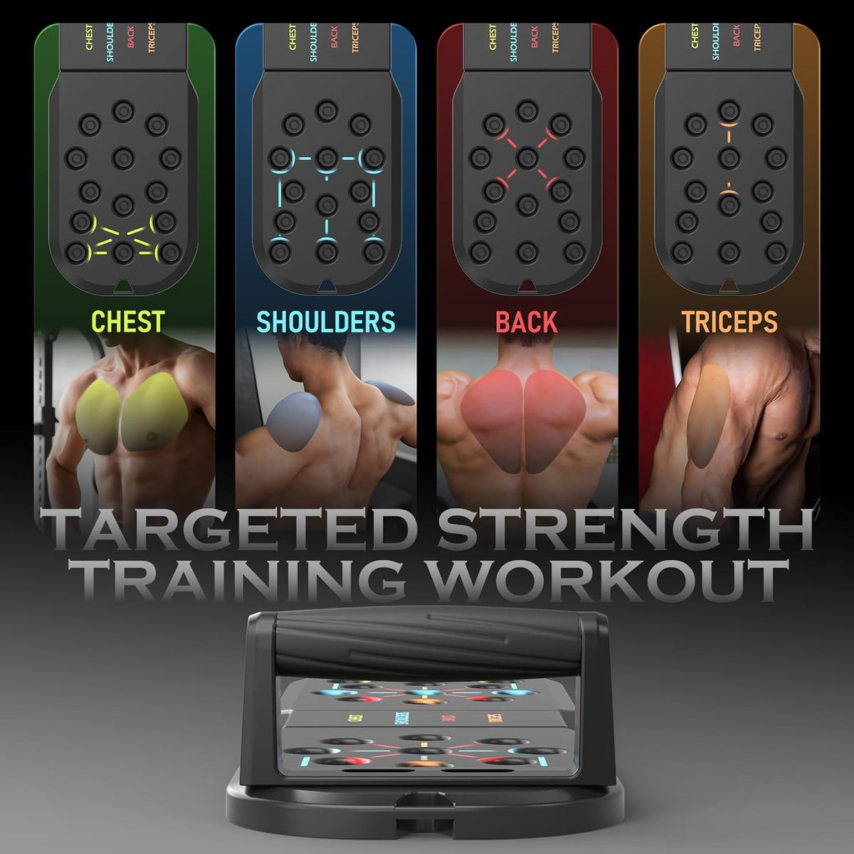 JLoibao Push Up Board, Portable Pushup Board for Men, Foldable Push Up Bar