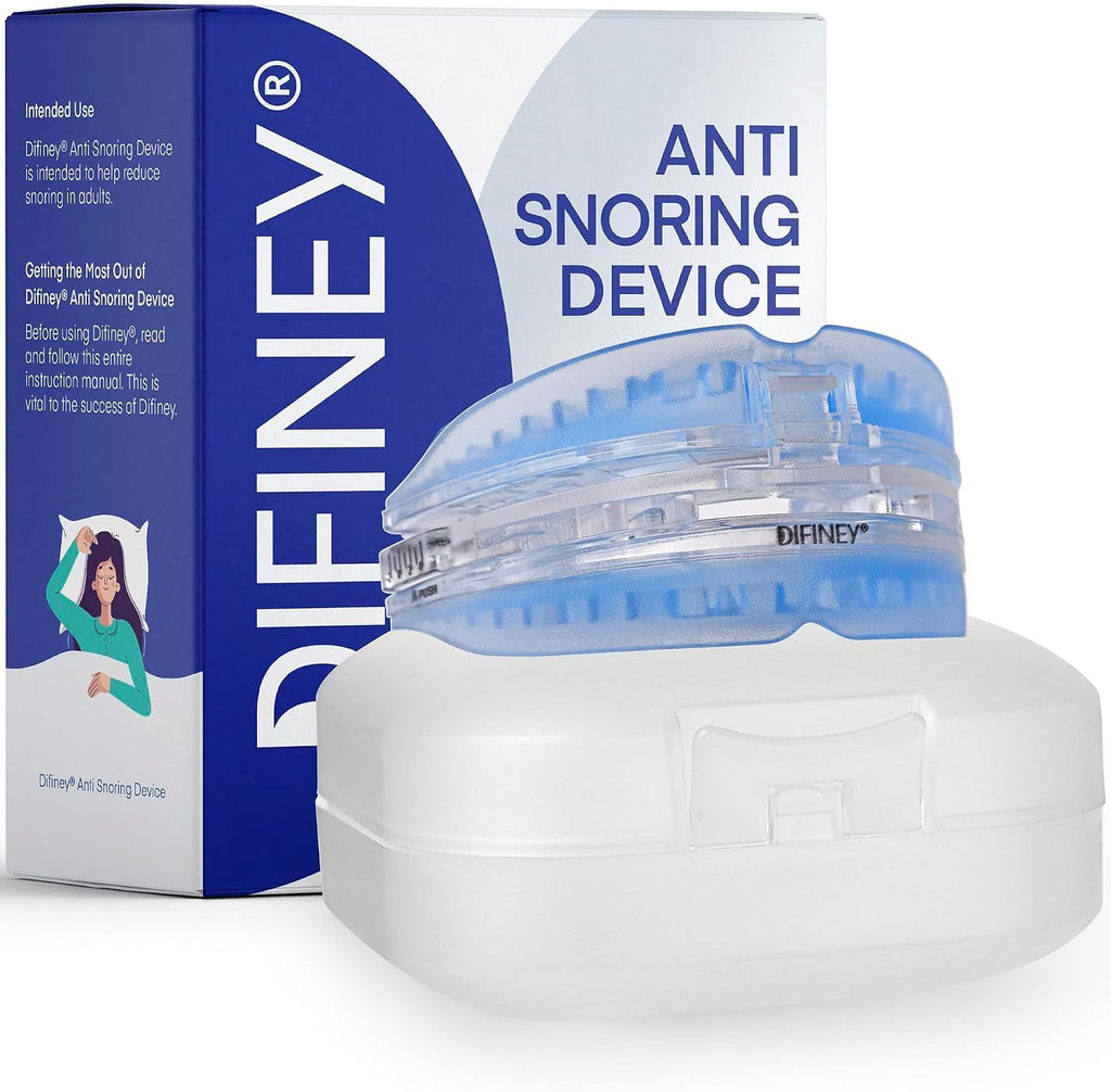Anti Snoring Device: FDA-Cleared Anti Snoring Mouthpiece – Adjustable Snore Stopper Mouth Guard for Men & Women to Sleep Better – Reusable Nighttime Use with Storage Case