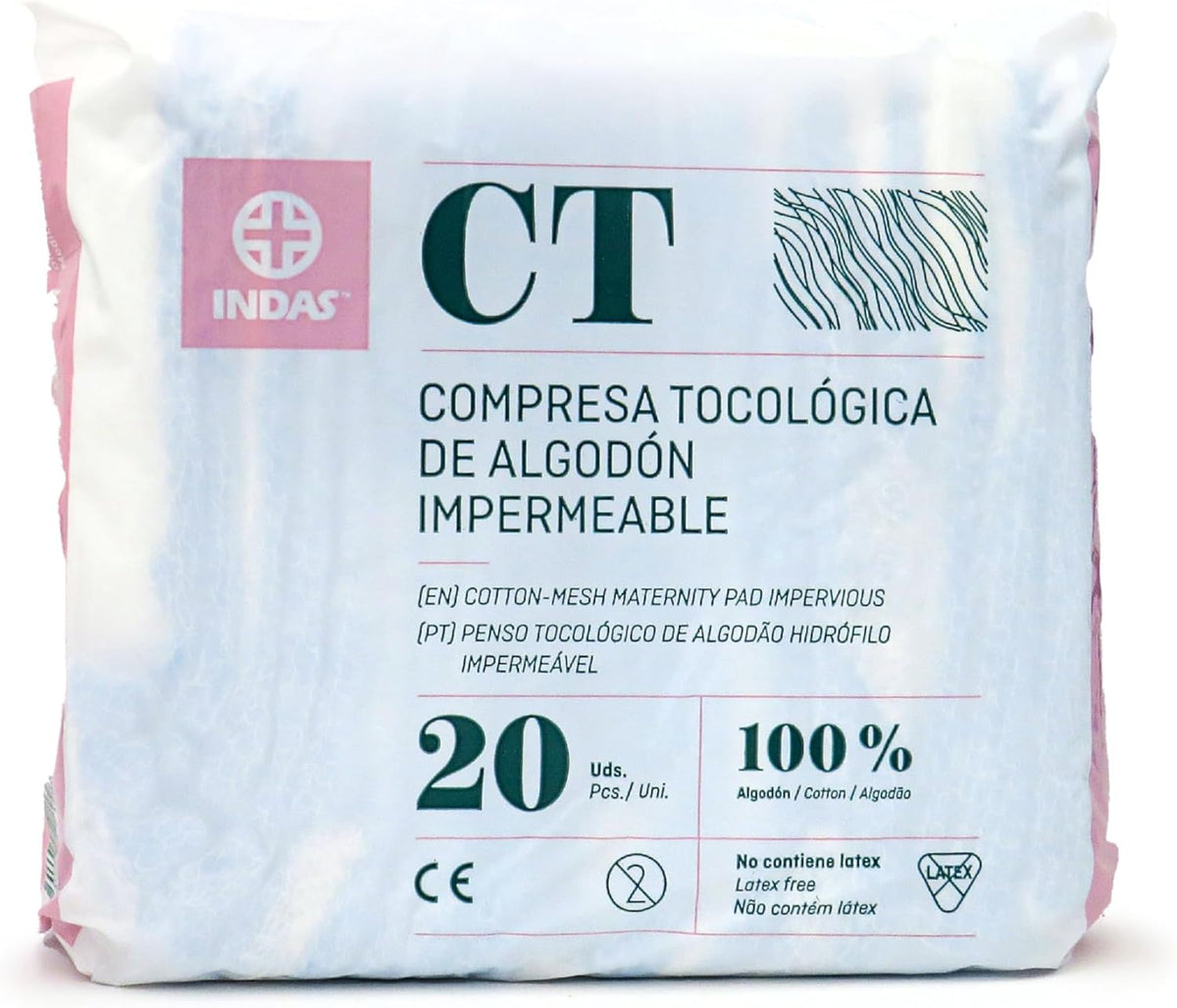 Maternity Cotton Tocological Pads (Refurbished A+), 1 unit