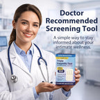 3-in-1 Vaginitis Self-Test Kit for Women – Vaginal Infection Test at-Home Check for Common Discomfort Clues – Fast, Simple Results – 1 Test